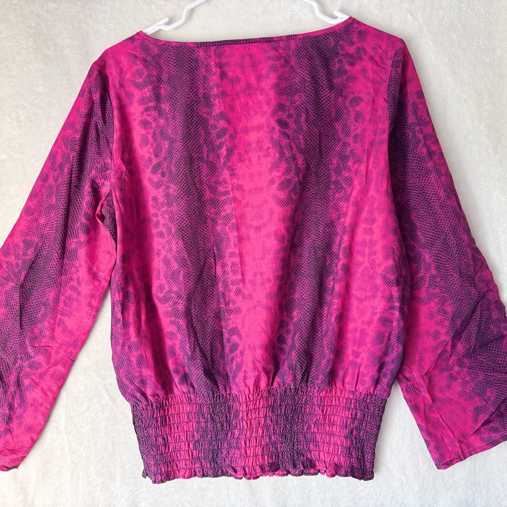 MICHAEL Michael Kors Fuchsia Patterned Blouse